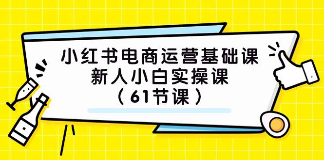 小红书电商运营基础课，新人小白实操课（61节课）安创网-网创项目资源站-副业项目-创业项目-搞钱项目安创网