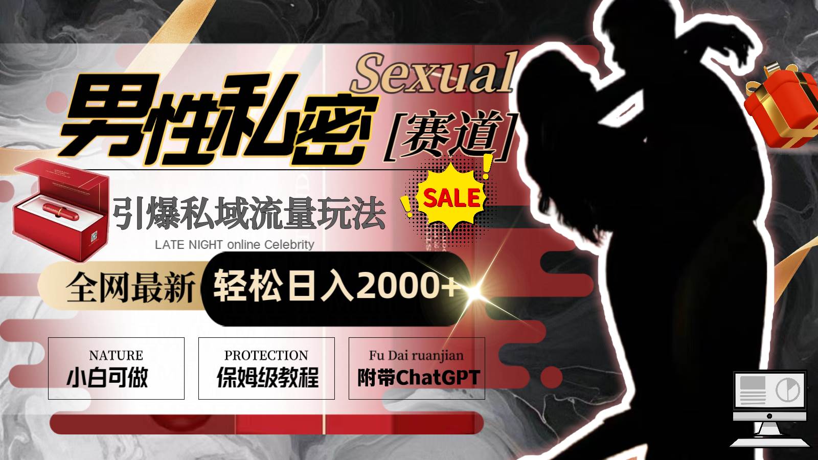 全网最新男性私密赛道玩法，引爆私域流量，轻松日入2000+安创网-网创项目资源站-副业项目-创业项目-搞钱项目安创网