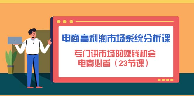 电商高利润市场系统分析课：电商必看（23节课）安创网-网创项目资源站-副业项目-创业项目-搞钱项目安创网