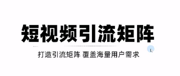 短视频引流矩阵打造，SEO+二剪裂变，效果超级好！【视频教程】安创网-网创项目资源站-副业项目-创业项目-搞钱项目安创网