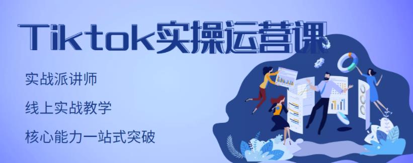 TikTok实操运营课，手把手账号实战，适合零基础Tiktok新人安创网-网创项目资源站-副业项目-创业项目-搞钱项目安创网