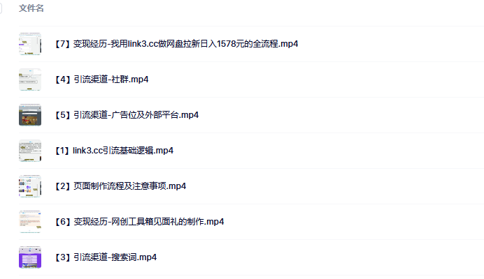 link3.cc聚合链接引流，日引流50＋精准粉安创网-网创项目资源站-副业项目-创业项目-搞钱项目安创网