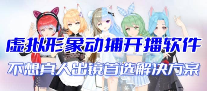 首款AI视频动捕虚拟辅助直播产品【不想真人出镜就用虚拟形象替代】安创网-网创项目资源站-副业项目-创业项目-搞钱项目安创网
