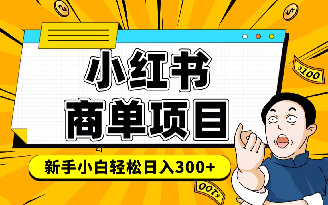 小红书千粉商单 稳定快速变现项目 月入过万安创网-网创项目资源站-副业项目-创业项目-搞钱项目安创网