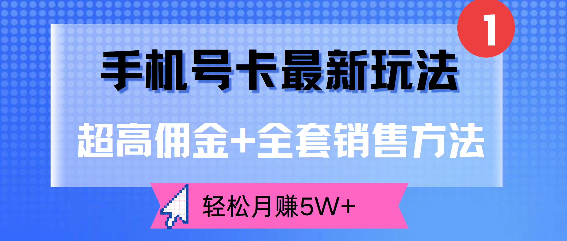 超高佣金+全套销售方法，手机号卡最新玩法，轻松月赚5W+安创网-网创项目资源站-副业项目-创业项目-搞钱项目安创网