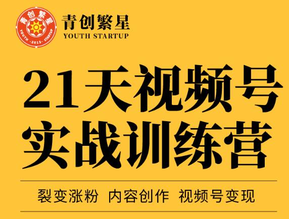 张萌21天视频号实战训练营，裂变涨粉、内容创作、视频号变现 价值298元安创网-网创项目资源站-副业项目-创业项目-搞钱项目安创网