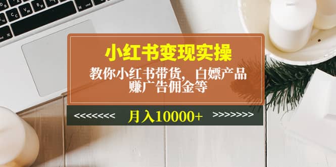 小红书变现实操：教你小红书带货，白嫖产品，赚广告佣金等安创网-网创项目资源站-副业项目-创业项目-搞钱项目安创网