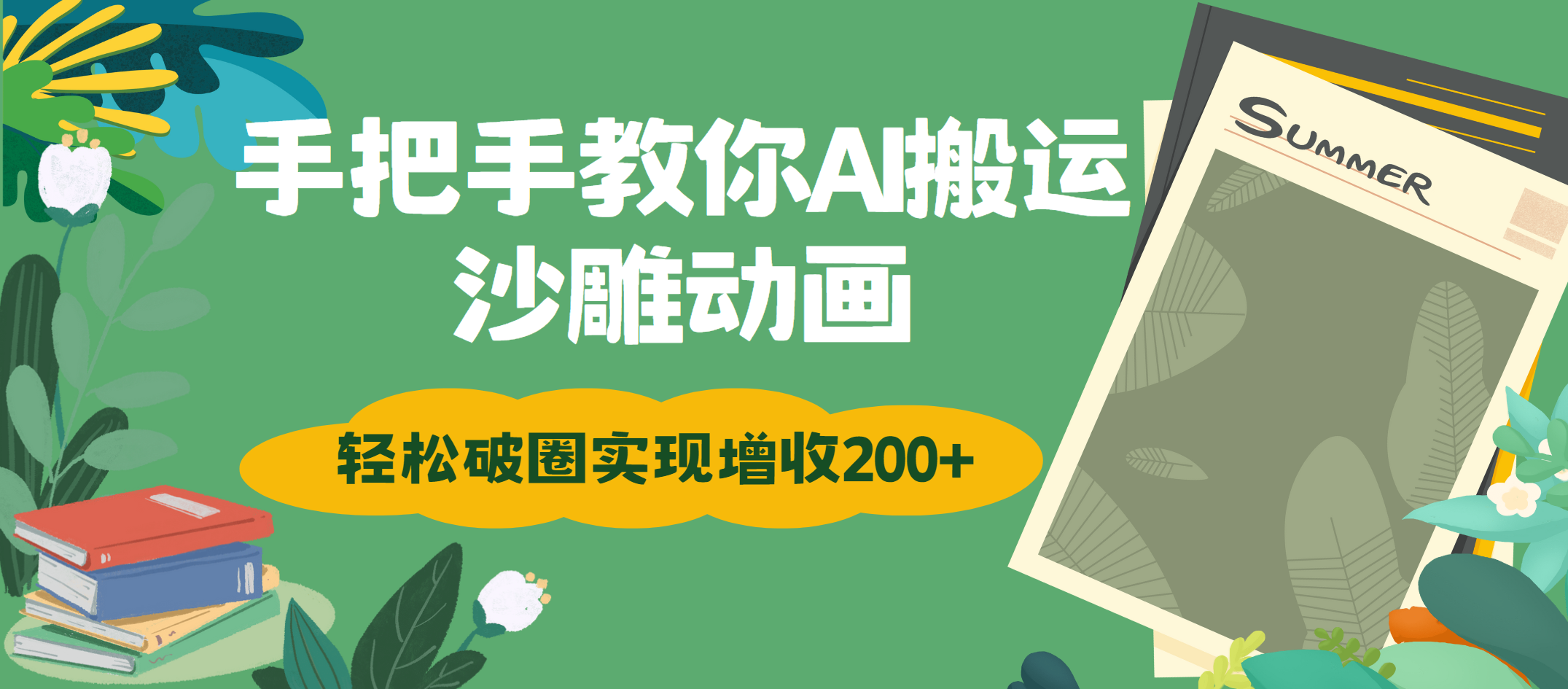 手把手教你用AI搬运沙雕动画轻松破圈实现增收200+安创网-网创项目资源站-副业项目-创业项目-搞钱项目安创网
