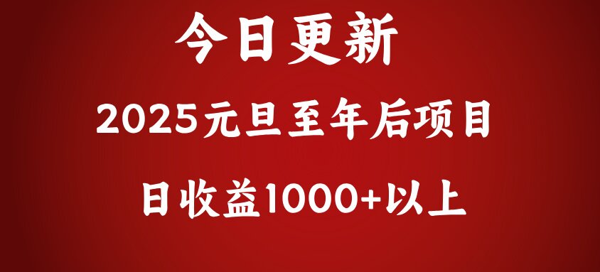 翻身项目，日收益1000+以上安创网-网创项目资源站-副业项目-创业项目-搞钱项目安创网