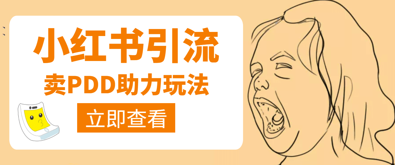 利用小红书卖拼多多助力安创网-网创项目资源站-副业项目-创业项目-搞钱项目安创网