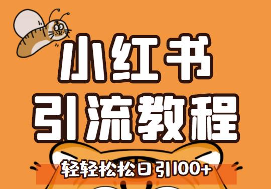 小红书运营引流全系列课程，每天引流100精准粉安创网-网创项目资源站-副业项目-创业项目-搞钱项目安创网