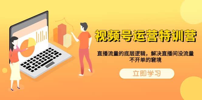 视频号运营特训营，直播流量的底层逻辑，解决直播间没流量，不开单的窘境安创网-网创项目资源站-副业项目-创业项目-搞钱项目安创网