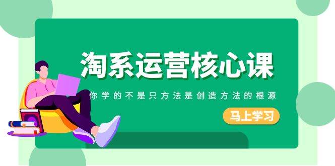 淘系-运营核心课，你学的不是只方法是创造方法的根源（190节课）安创网-网创项目资源站-副业项目-创业项目-搞钱项目安创网