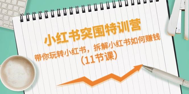 小红书突围特训营，带你玩转小红书，拆解小红书如何赚钱（11节课）安创网-网创项目资源站-副业项目-创业项目-搞钱项目安创网