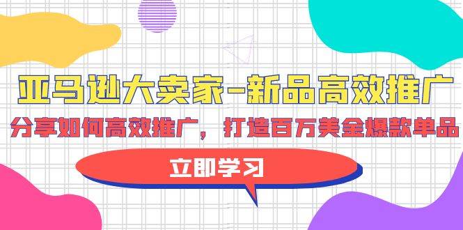 亚马逊 大卖家-新品高效推广，分享如何高效推广，打造百万美金爆款单品安创网-网创项目资源站-副业项目-创业项目-搞钱项目安创网