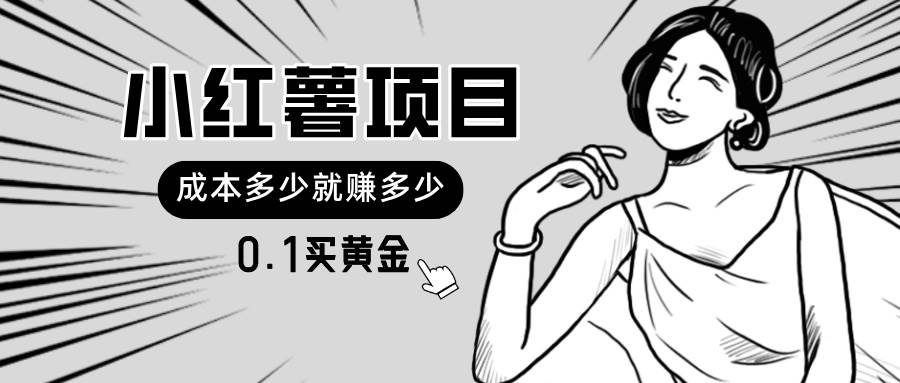 小红薯暴力项目，0.1买黄金。操作简单，日入无上限，可无限扩大。安创网-网创项目资源站-副业项目-创业项目-搞钱项目安创网