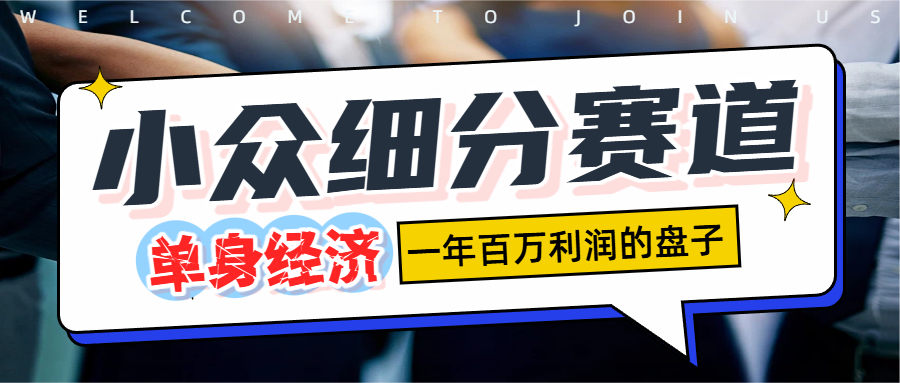 单身经济赛道，一天1000+安创网-网创项目资源站-副业项目-创业项目-搞钱项目安创网