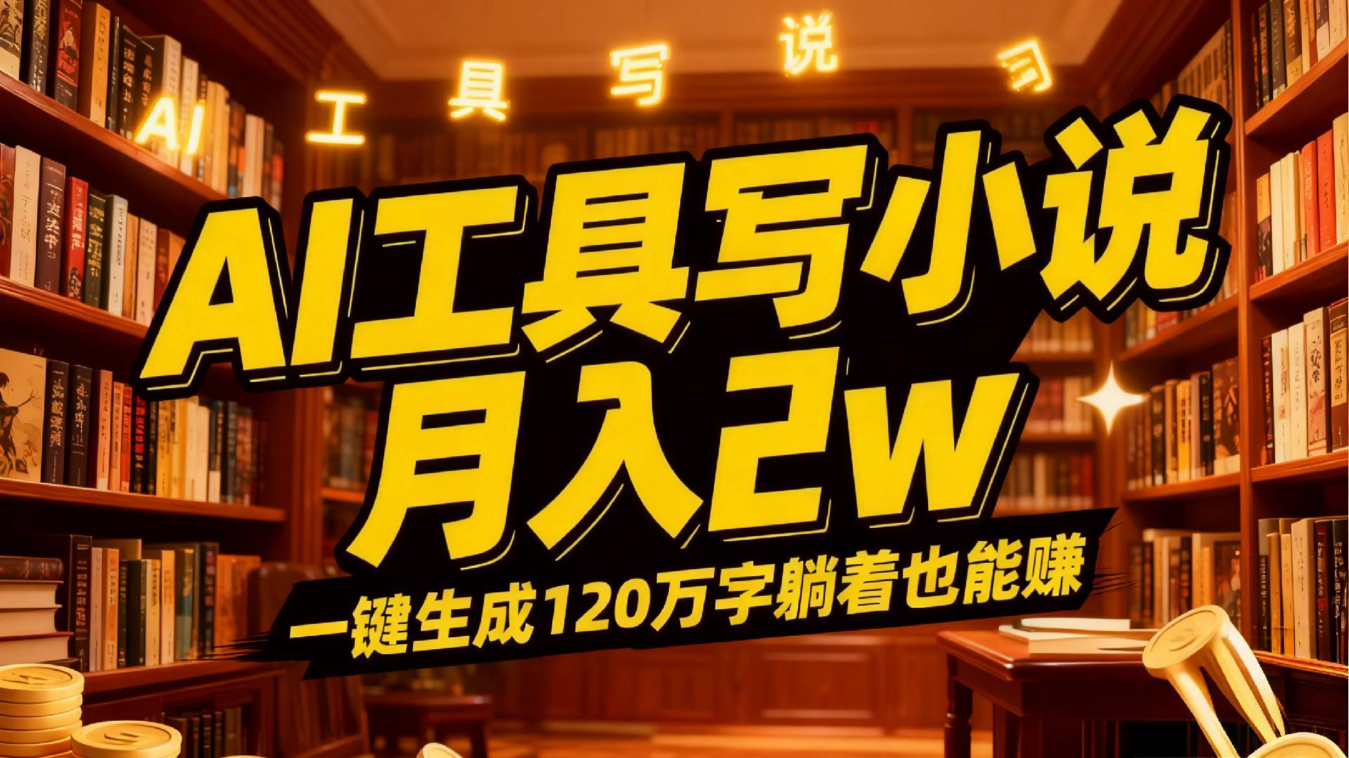 2026年AI工具写小说,一键生成120万字，躺着也能赚，月入2w+安创网-网创项目资源站-副业项目-创业项目-搞钱项目安创网